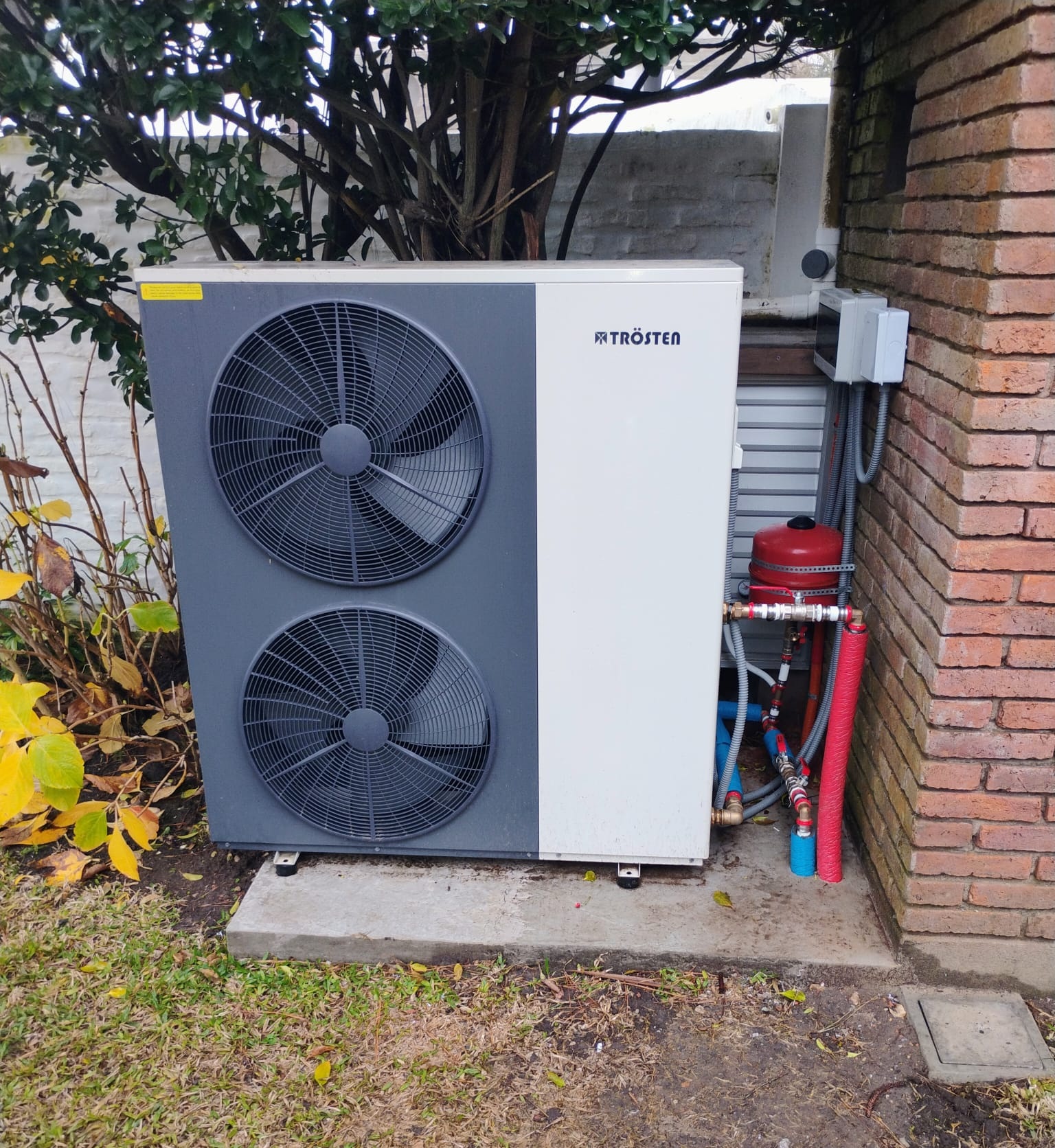 Bomba de calor instalada